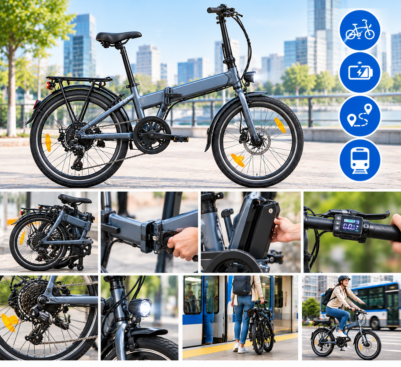 Faltbares E-Bike 20" 250 W