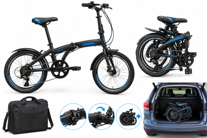 Klapprad 20" 6 Gänge mit Tasche