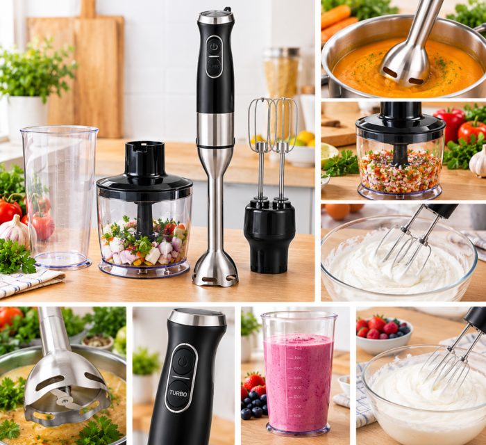 Stabmixer 800 W mit Zubehör