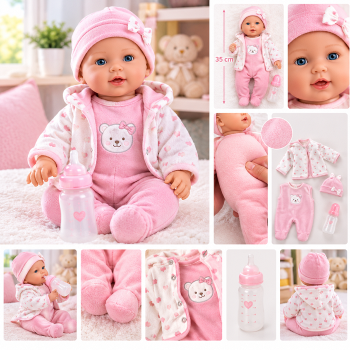 Weiche Babypuppe 35 cm
