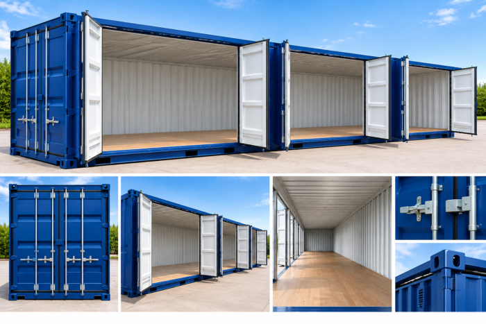 Container 20 Fuß mit kompletter Seitenöffnung