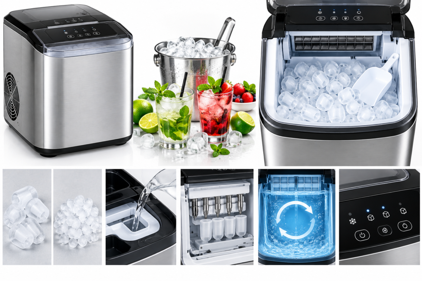 Ice maker, 12 kg / 24 h