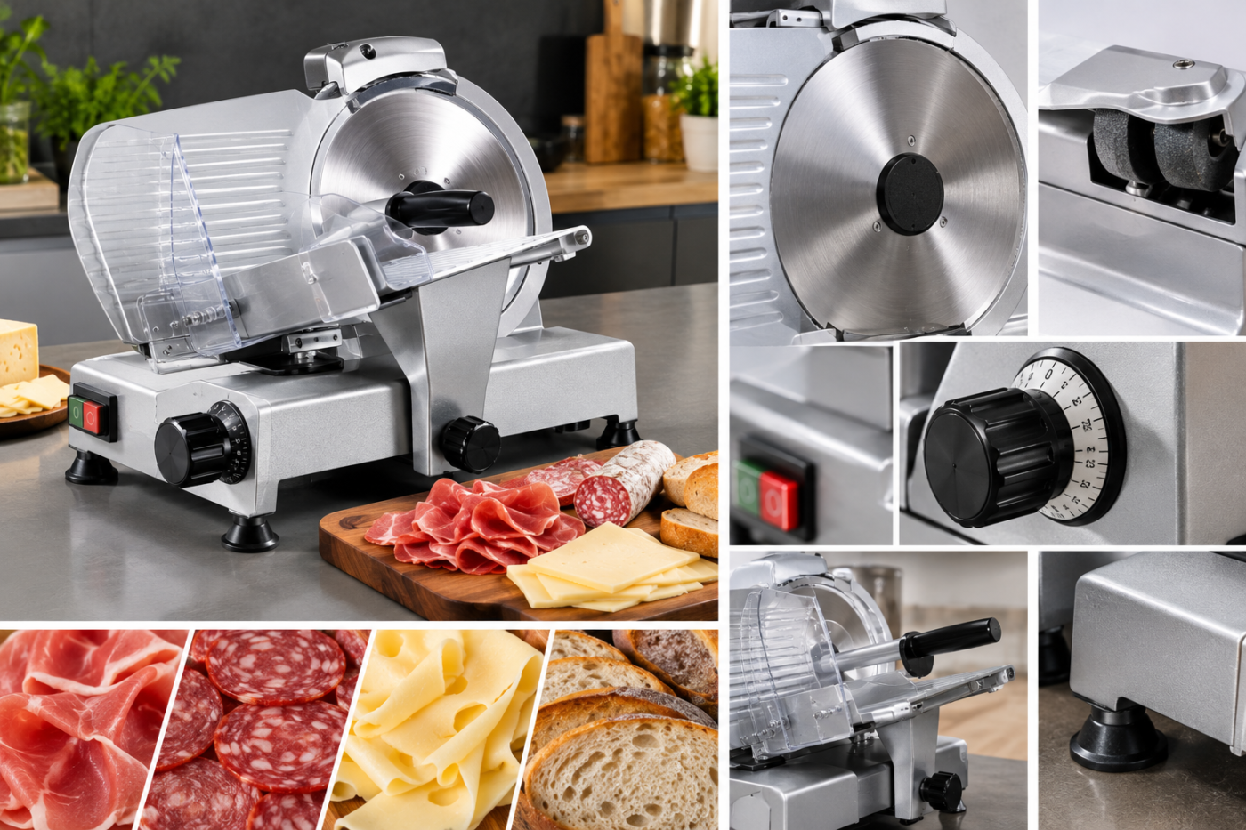 Cortafiambres profesional cuchilla 250 mm