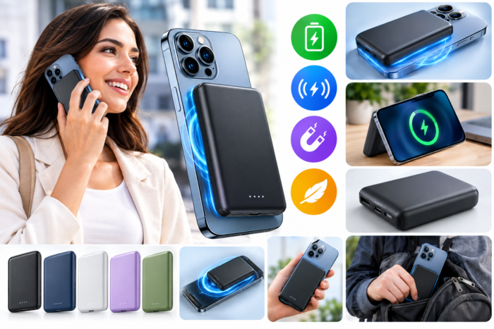 Magnetische Powerbank 10.000 mAh
