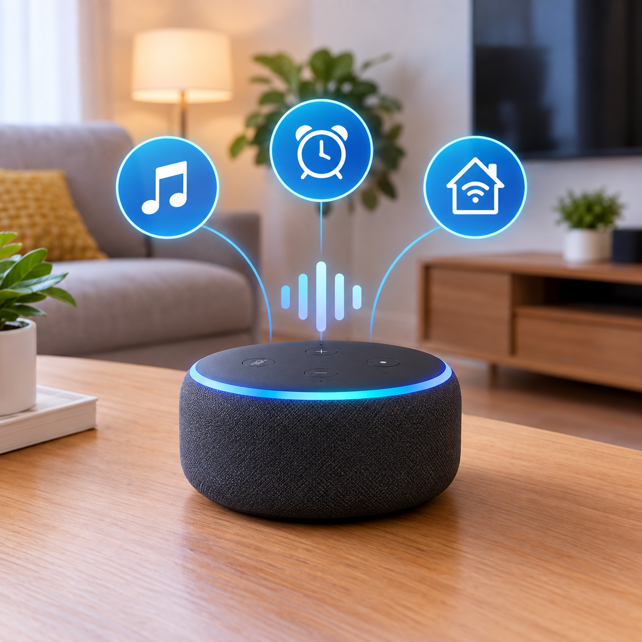 Coluna inteligente com assistente de voz