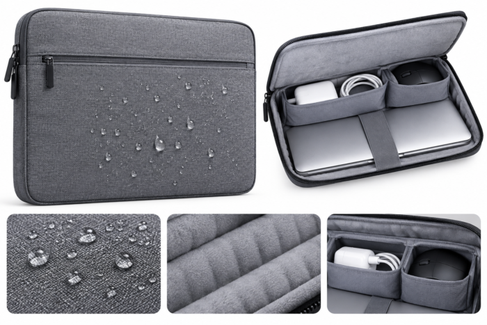 Wasserabweisende Laptophülle 15,6"