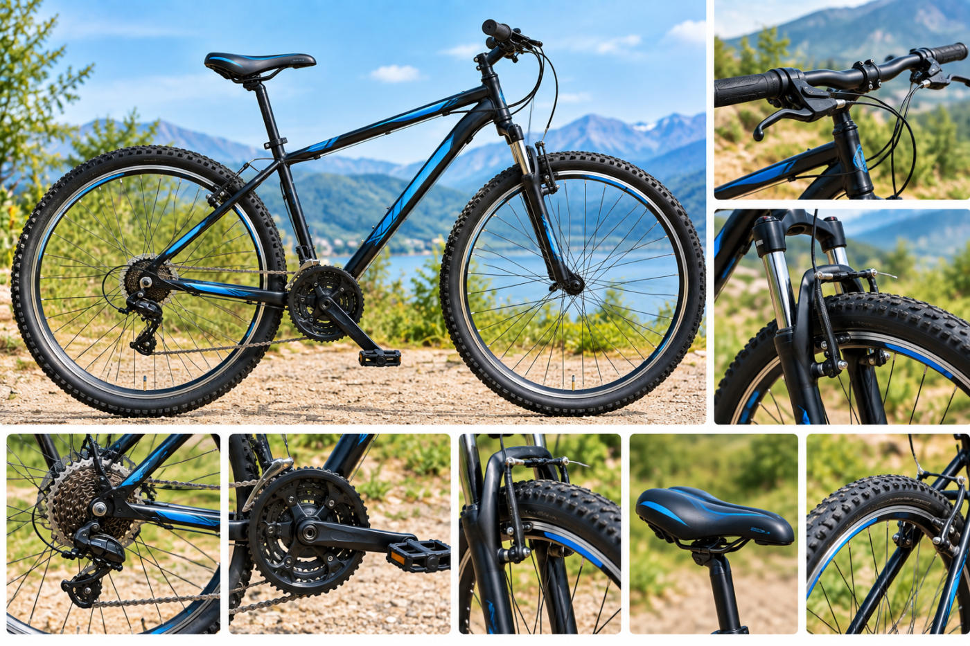Bicicleta de montanha 27,5" 21 velocidades