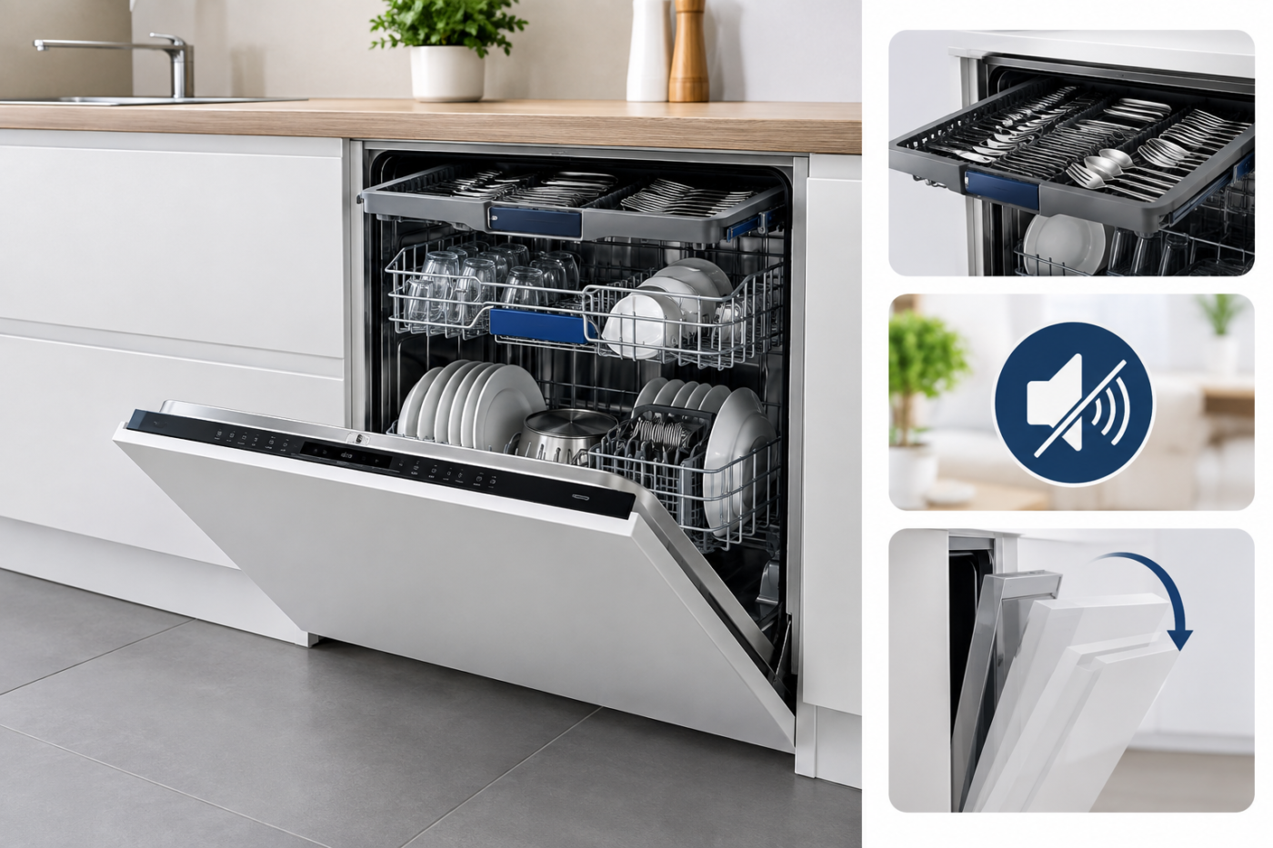 Lave-vaisselle intégrable 60 cm 14 couverts