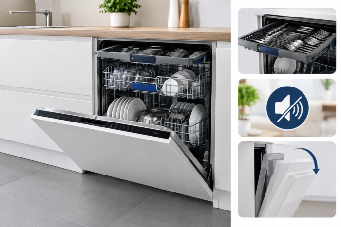 Einbau-Geschirrspüler 60 cm 14 Maßgedecke
