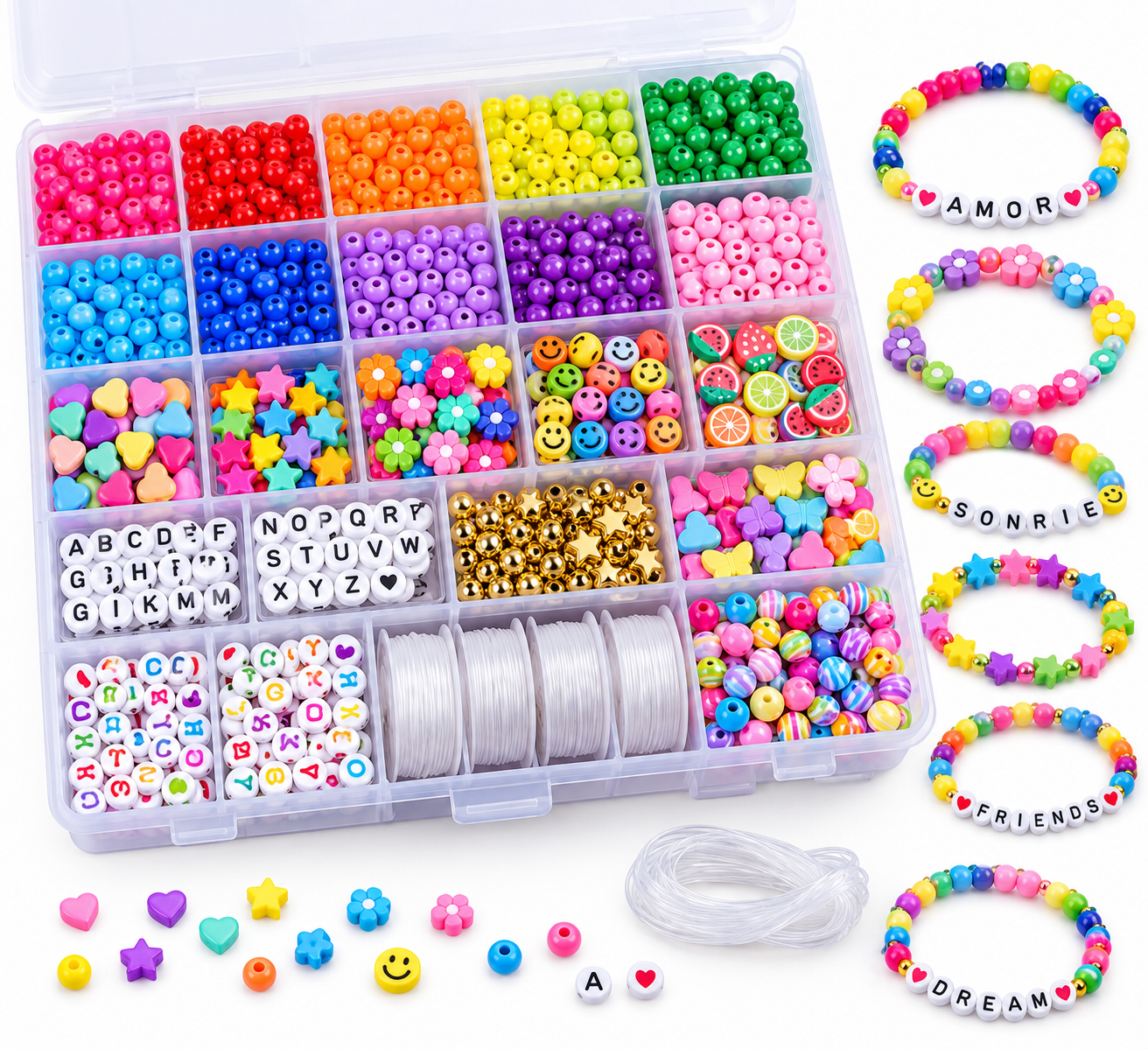 Kit bracelets 500 perles