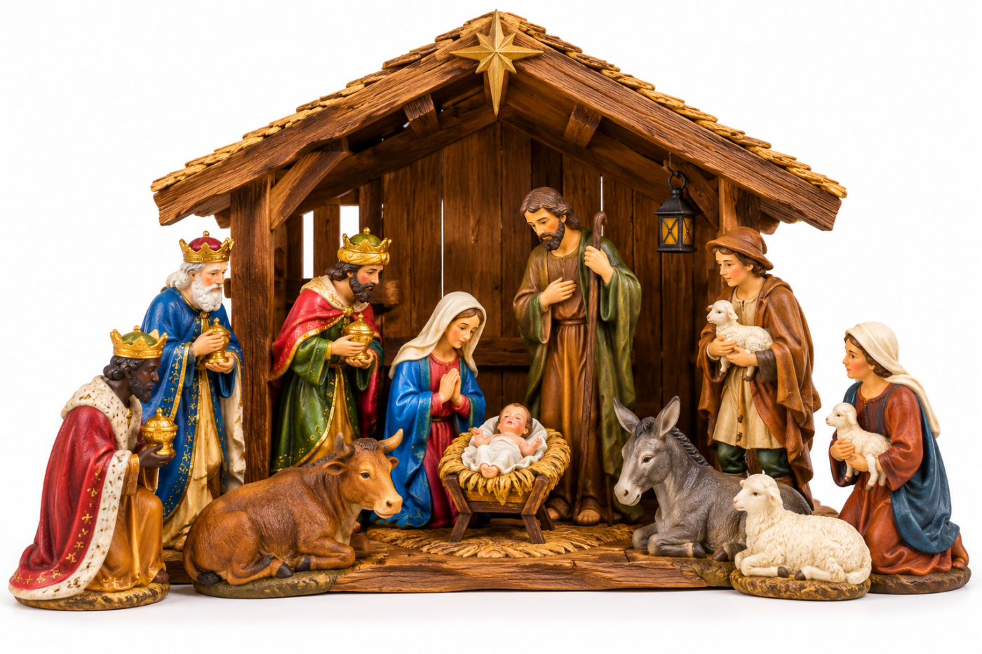 11-figure Nativity set